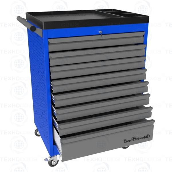 PROFFI Тележка инструментальная 950.8 М (8 выдвижных ящиков)